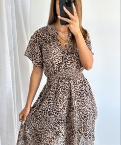 Alex Dress - Leopard