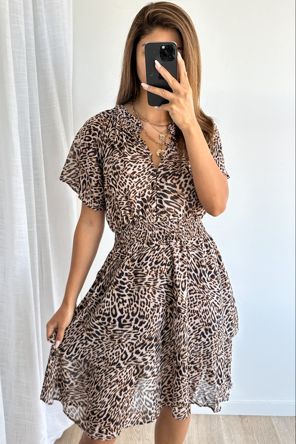 Alex Dress - Leopard