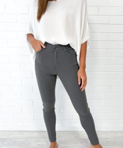 Alexa Pants - Charcoal