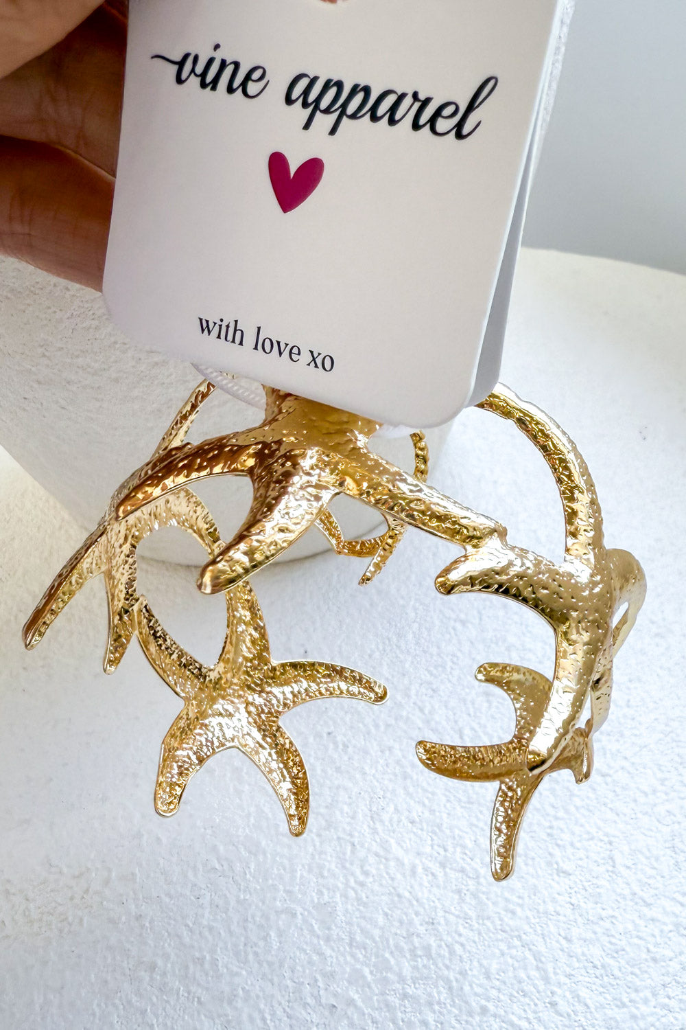 Alora Cuff & Ring Set - Gold - Image 3