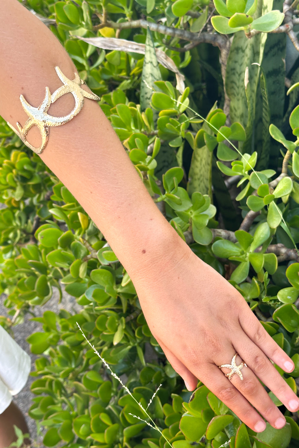 Alora Cuff & Ring Set - Gold