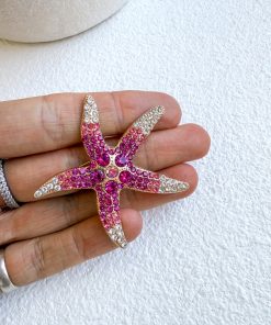 Alora Embellished Starfish Brooch