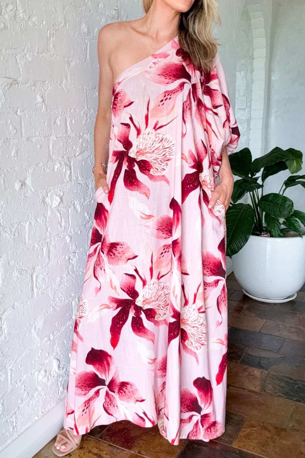Aluna Maxi Dress - Blush Floral - Image 2