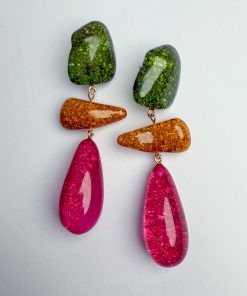 Anita Earrings - Pink Multi