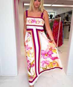 Belgravia Bloom Dress - Magenta Orchid