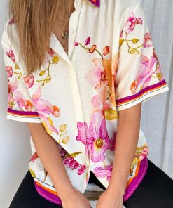 Belgravia Bloom Shirt - Magenta Orchid