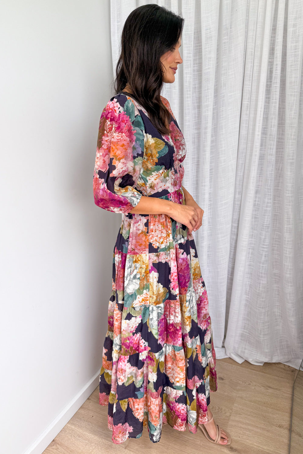 Caryssa Maxi Dress - Navy Bloom - Image 3