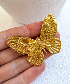 Cove Butterfly Brooch - Gold