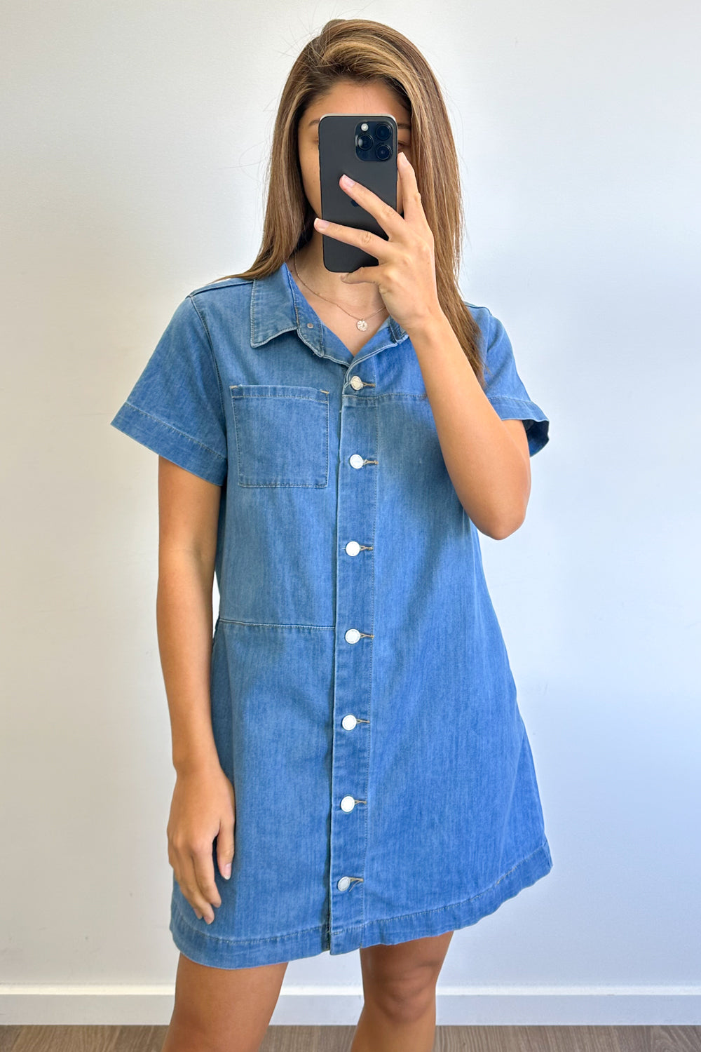 Dezi Denim Dress - Image 2