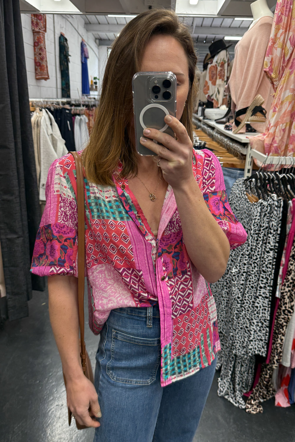 Whitley High Rise Wide Leg Jeans - Denim - Image 2