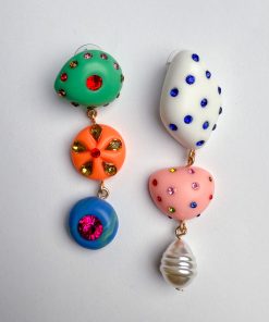 Izzy Earrings - Orange Multi