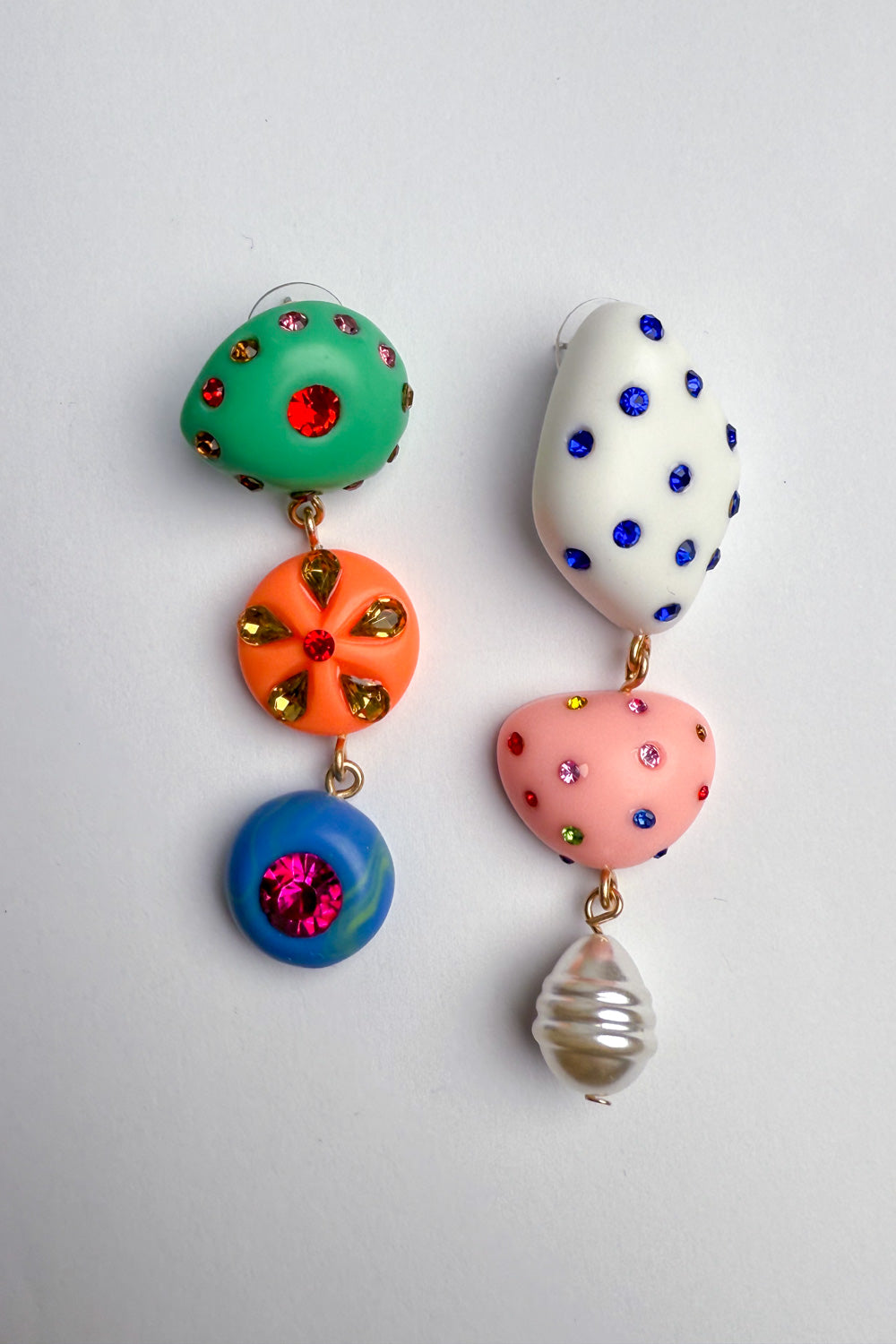 Izzy Earrings - Orange Multi