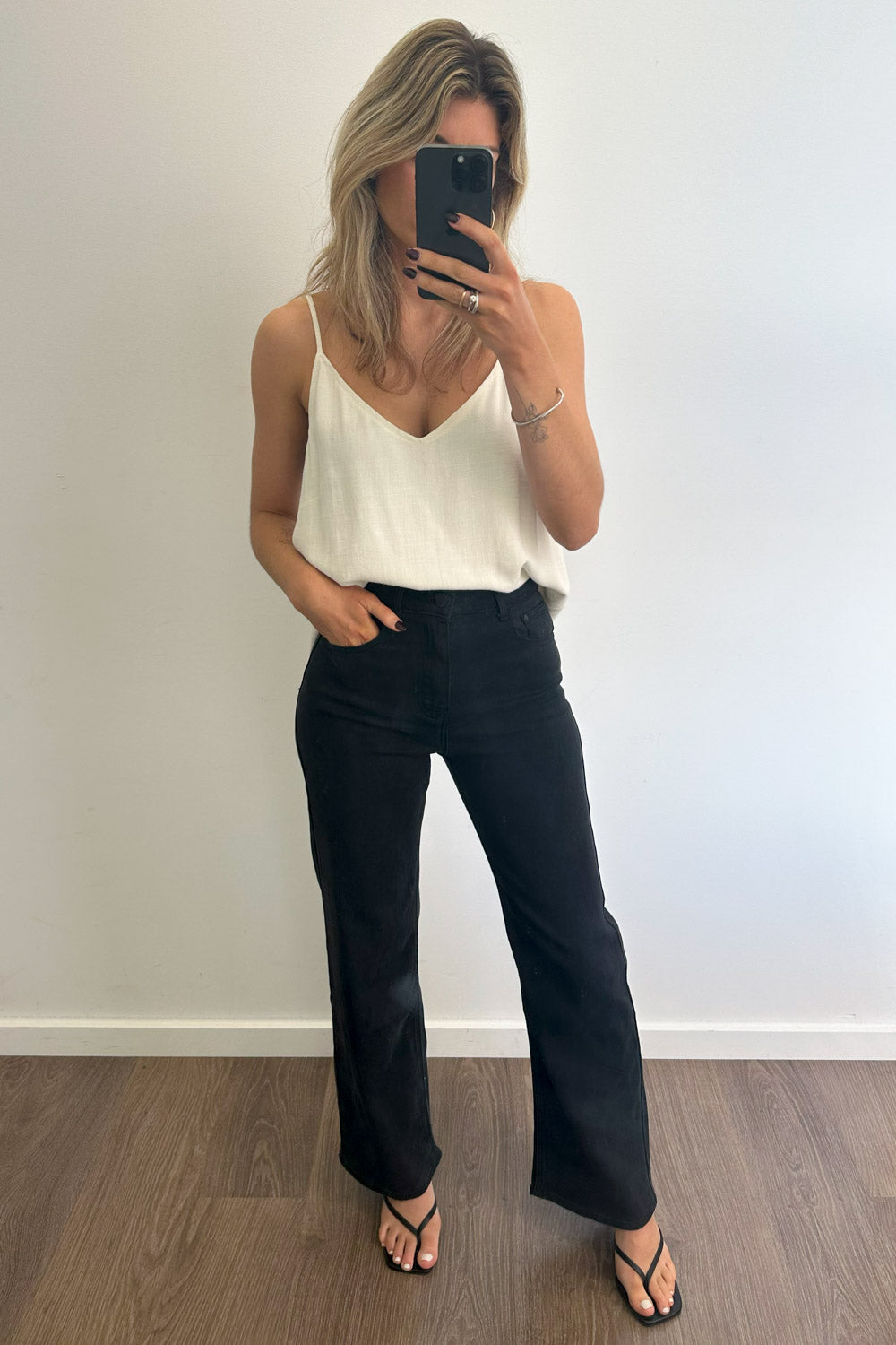 Izzy Straight Leg Denim Jeans - Image 4