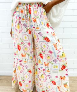 Jordyn Pants - White Multi