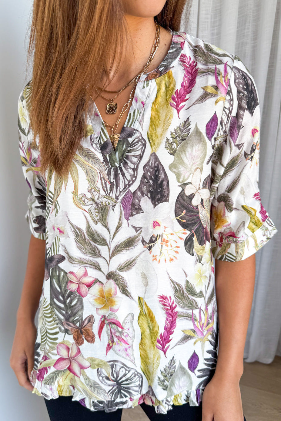 Kenny Top - Tropical Floral - Image 3