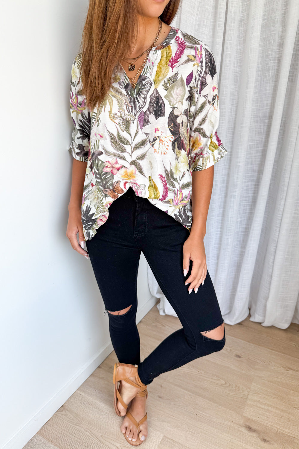 Kenny Top - Tropical Floral - Image 4