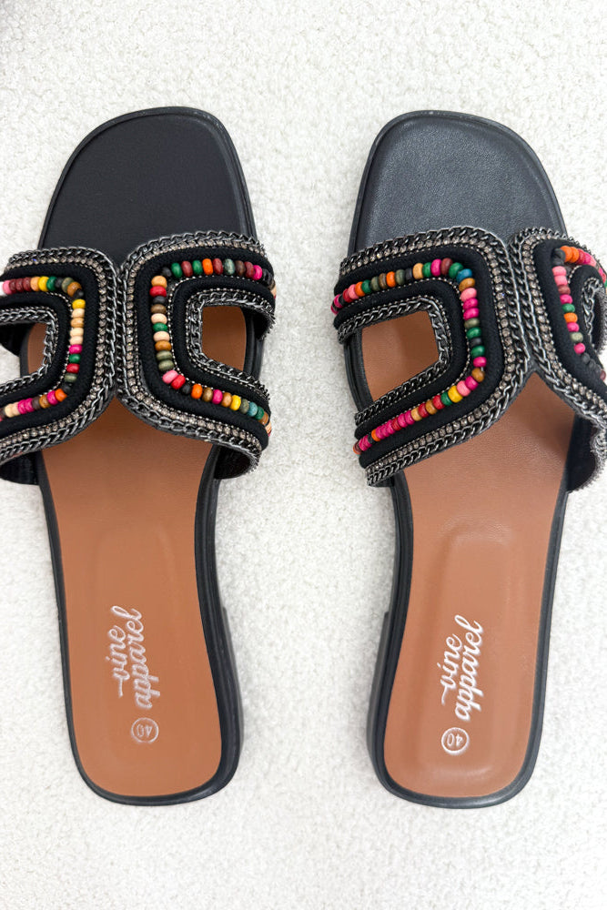 Lina Slides - Black