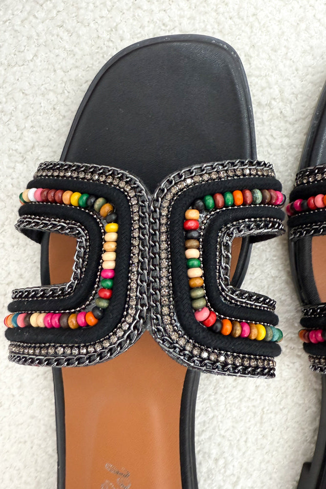 Lina Slides - Black - Image 3