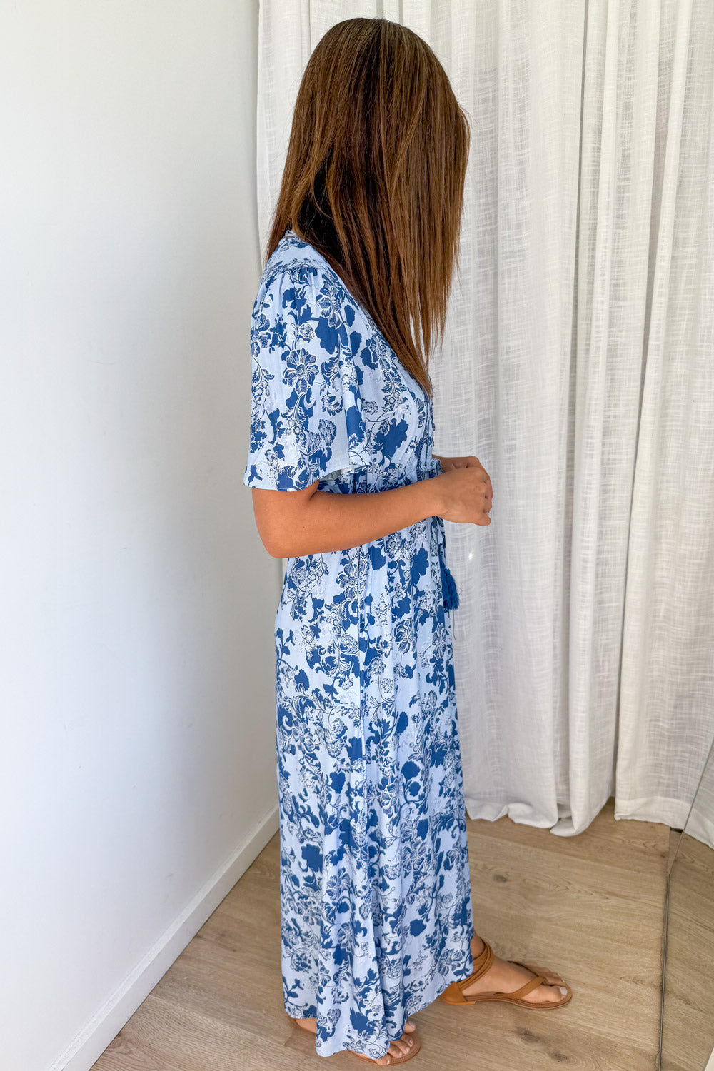 Lua Dress - Blue Floral - Image 4