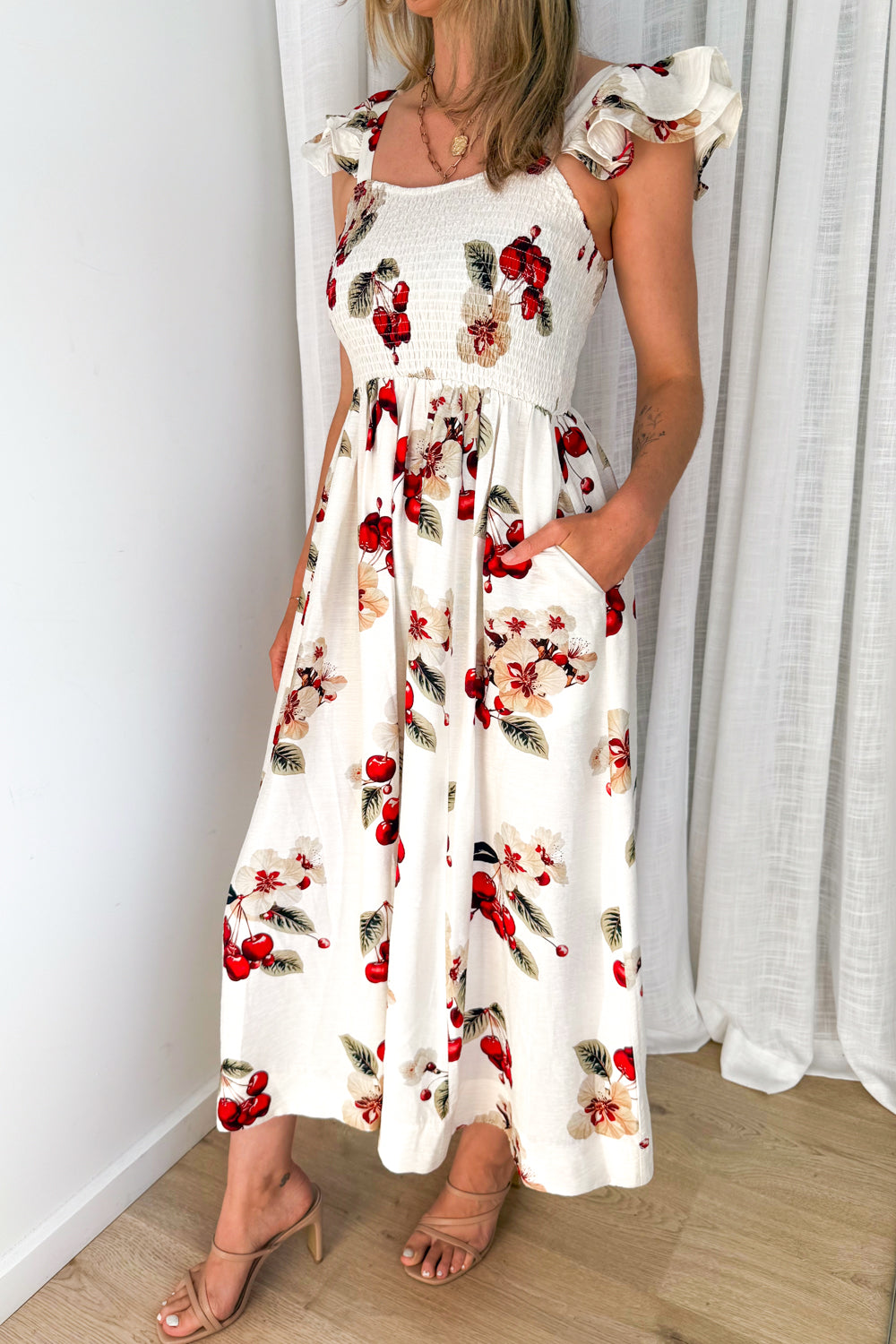 Lyrical Dress - Red Cherry - Image 3