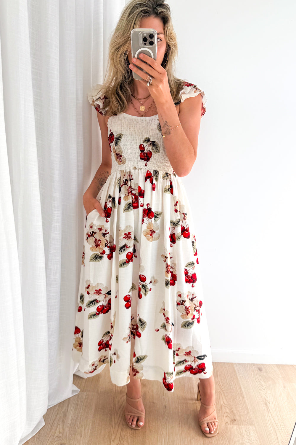 Lyrical Dress - Red Cherry