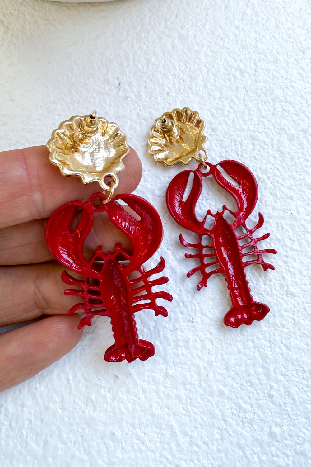 Marina Earrings - Red - Image 5