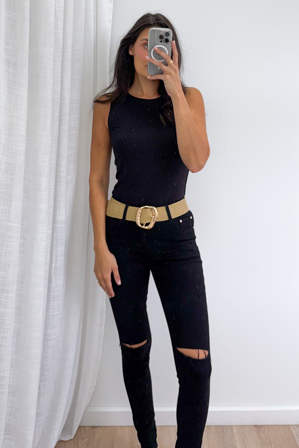 Marly Stretch Belt - Tan - Image 5
