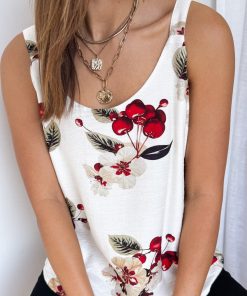 Morgie Cami Top - Red Cherry