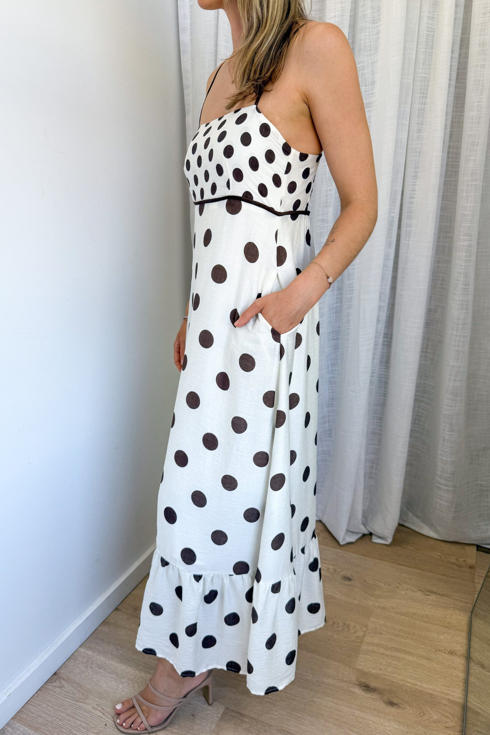 Nissa Dress - Chocolate Spot - Image 4