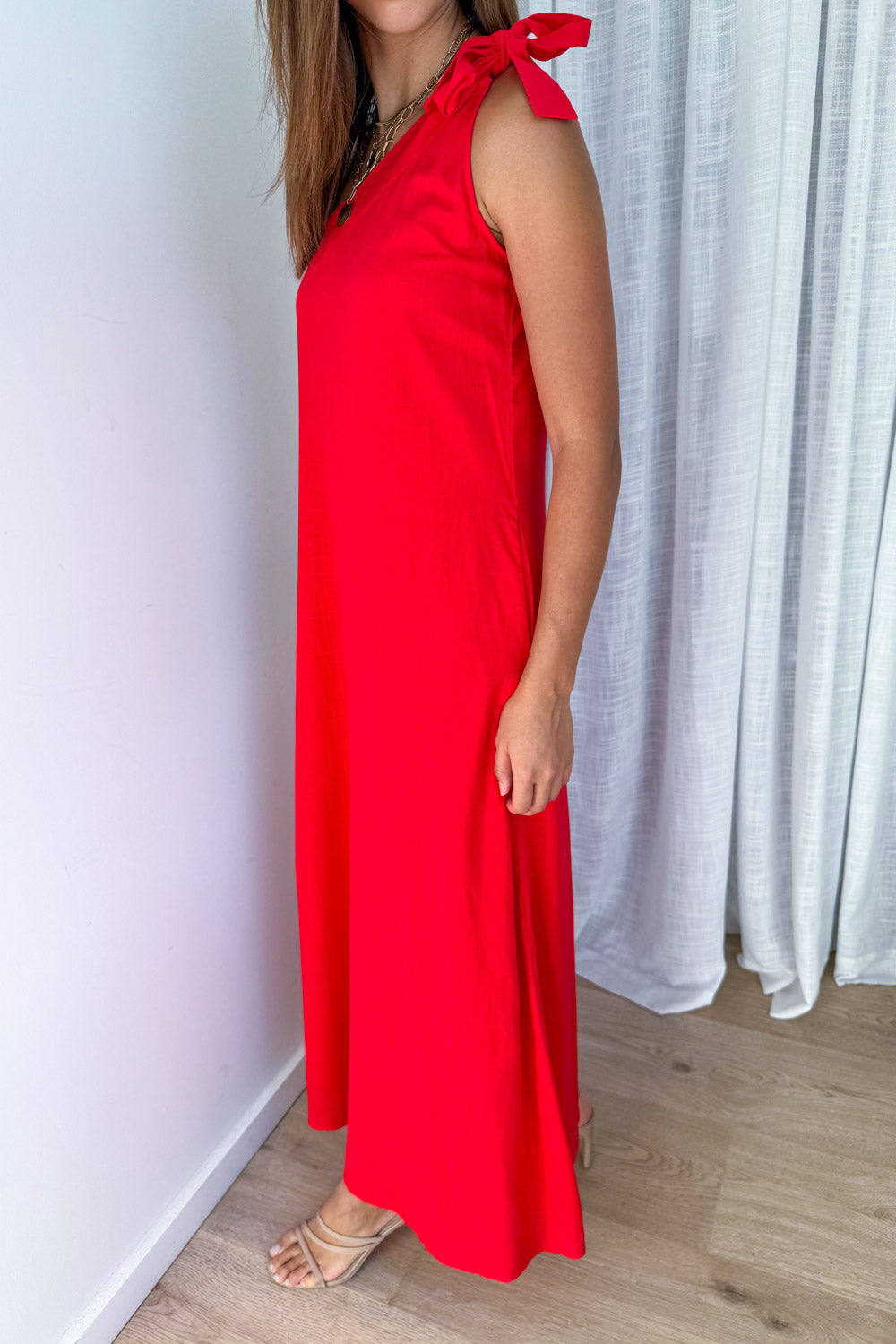 Noosa Breeze Dress - Red - Image 3