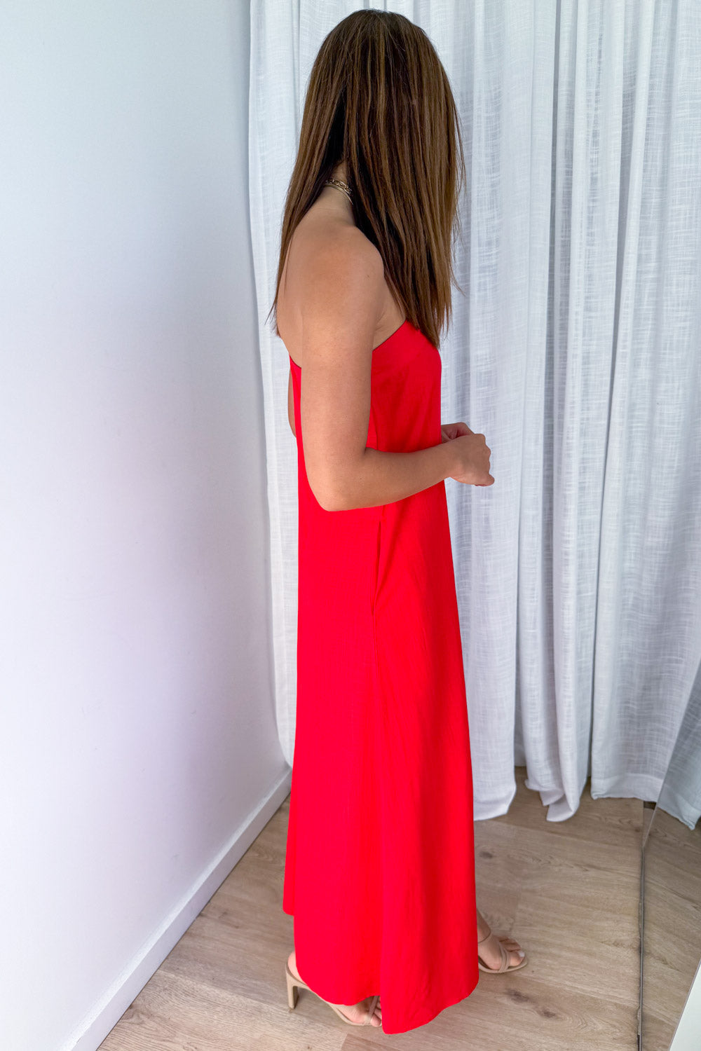 Noosa Breeze Dress - Red - Image 4