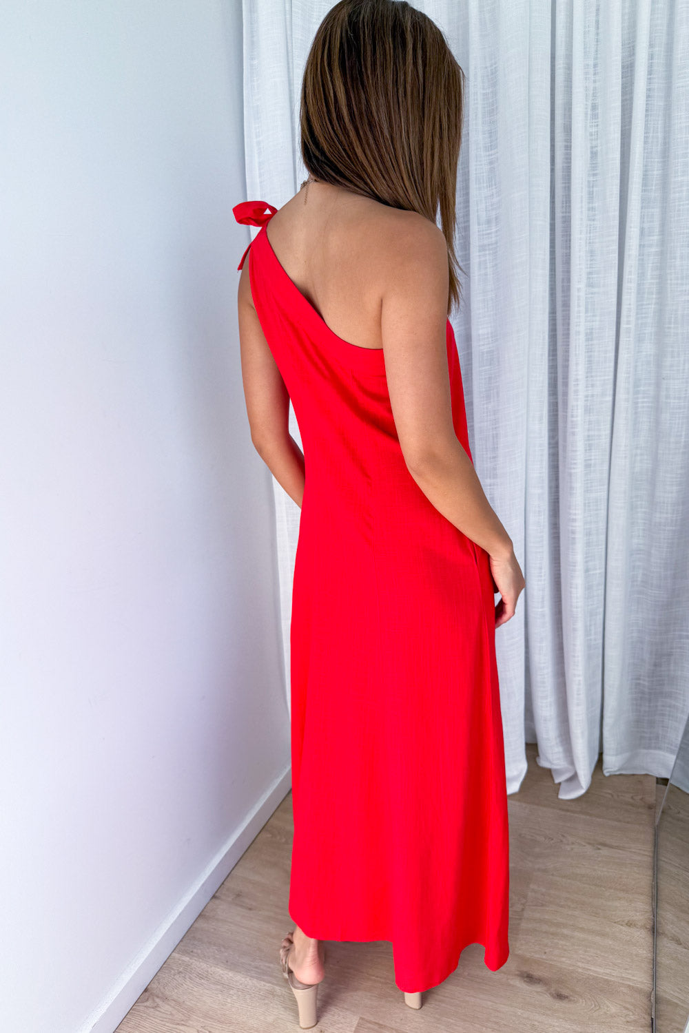 Noosa Breeze Dress - Red - Image 5