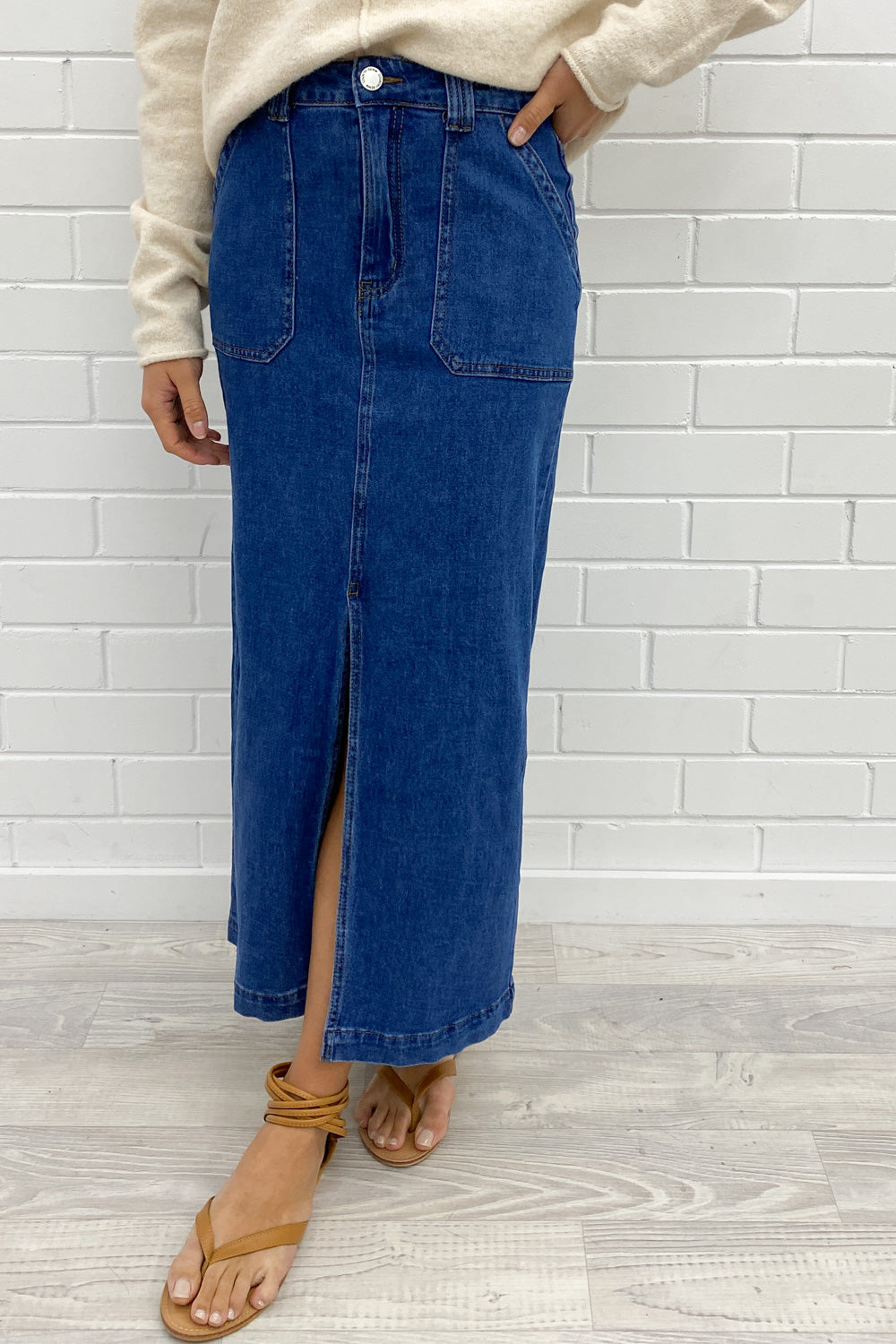 Olin Denim Skirt - Image 2