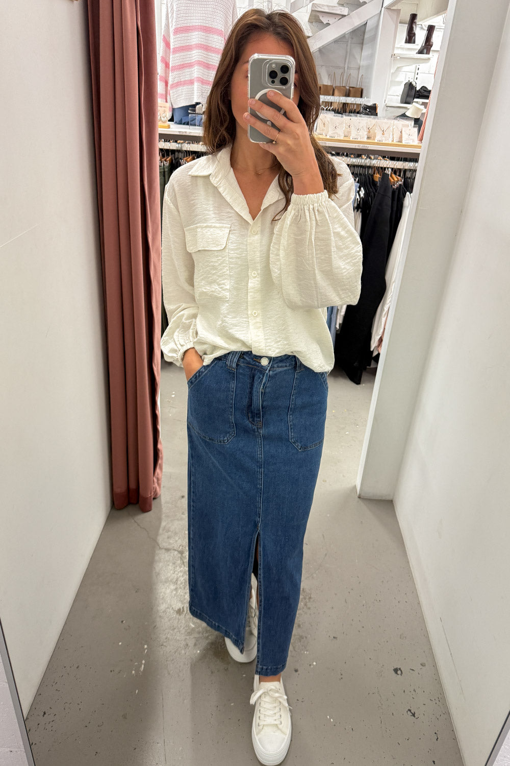 Olin Denim Skirt - Image 4