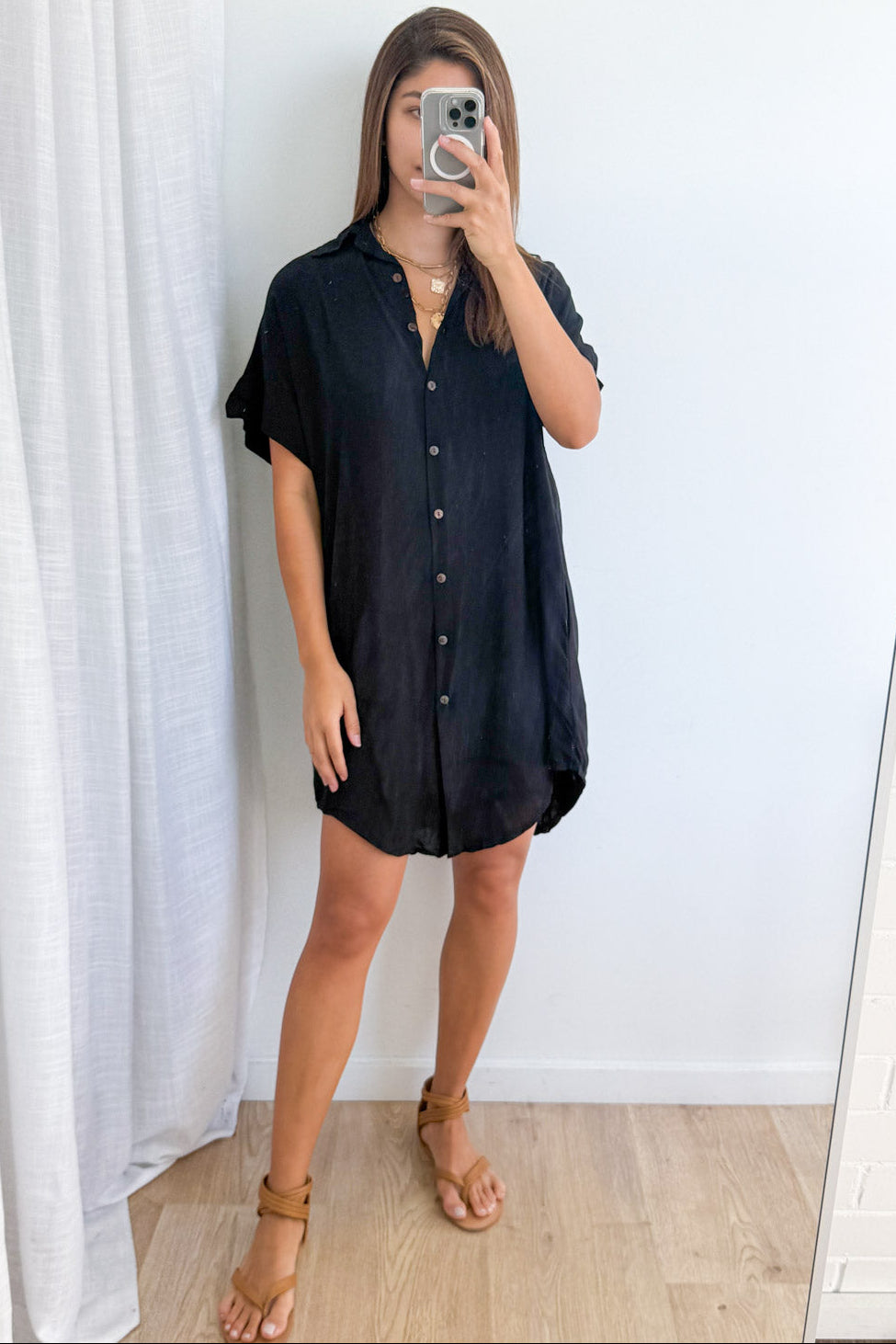 Paros Shirt Dress - Image 2