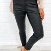 Pippa Wet Look Skinny Jeans - Black