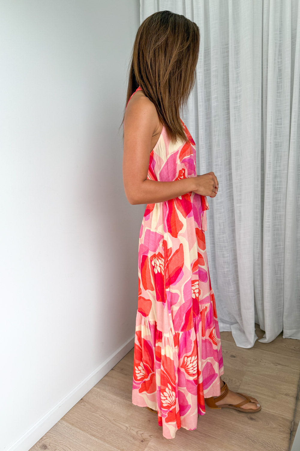 Reeve Dress - Pink Orange Sunset - Image 4