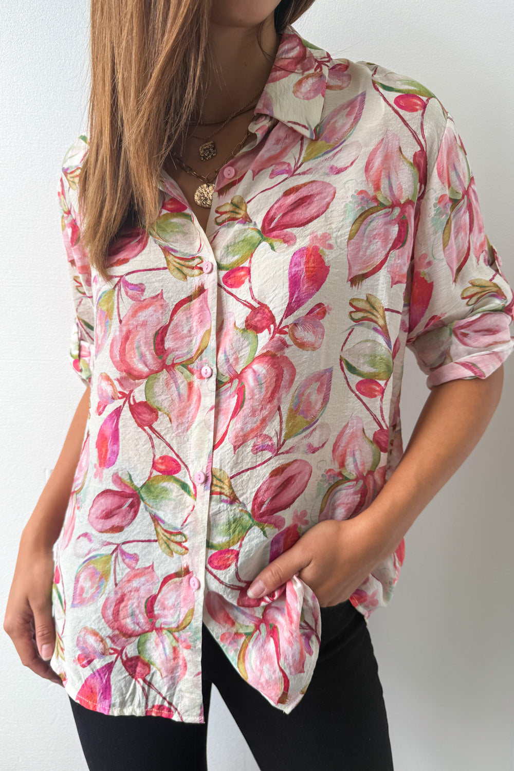 Rosie Shirt - Rose Leaf - Image 5