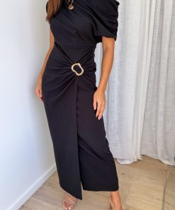 Sabina Maxi Dress - Black