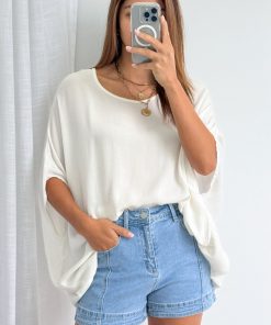 Sammy Denim Shorts - Light Blue