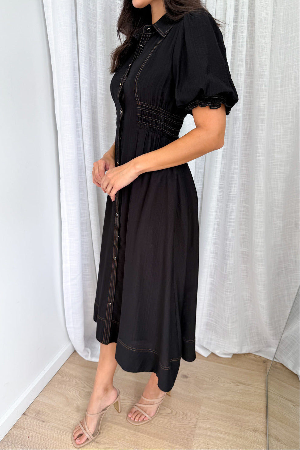Savoy Dress - Black - Image 2