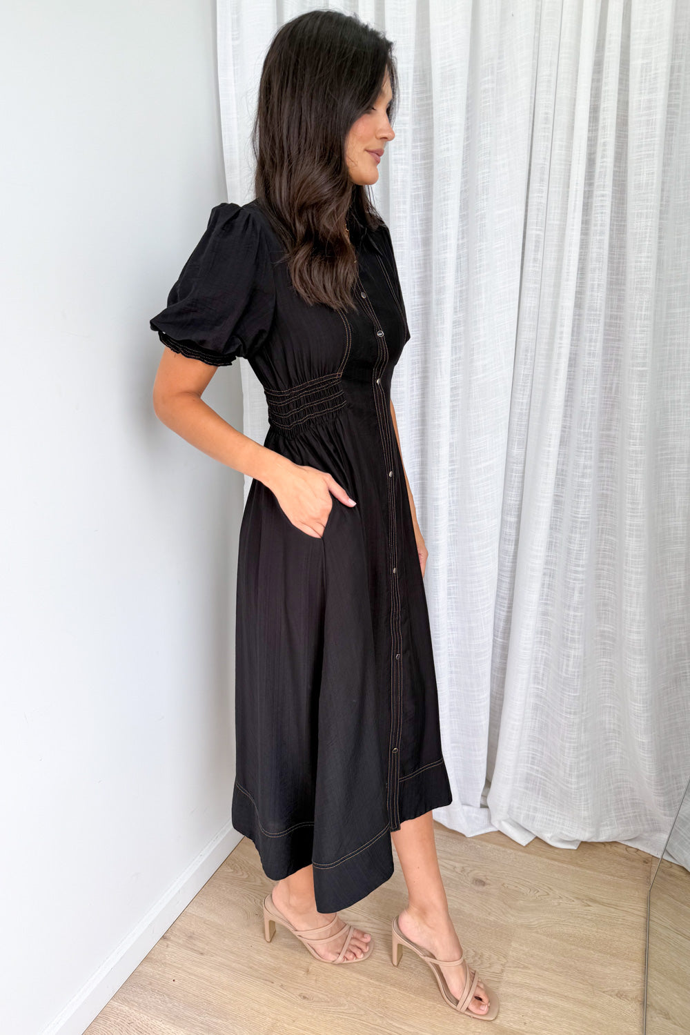 Savoy Dress - Black - Image 3
