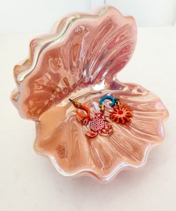 Soleil Shell Trinket Tray - Pink Iridescent