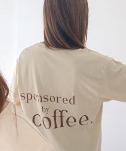 Sponsored By Coffee Oversized Tee