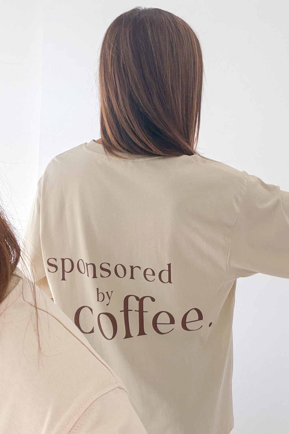 Sponsored By Coffee Oversized Tee
