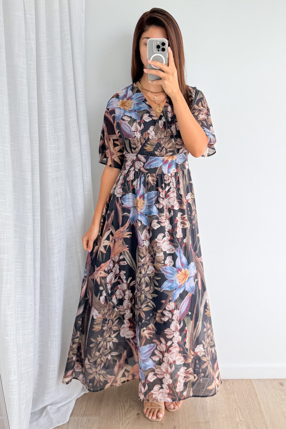 Stargazer Maxi Dress - Midnight Lily - Image 5