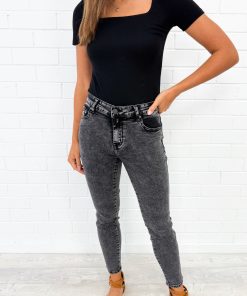 Stonewash Skinny Jeans
