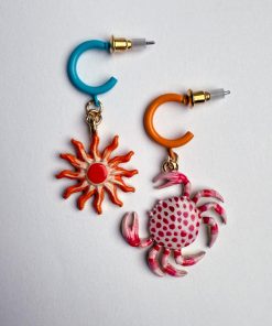 Summer Muse Earrings - Orange Multi