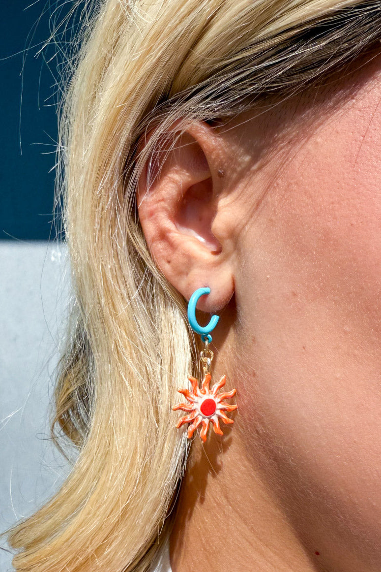 Summer Muse Earrings - Orange Multi - Image 3