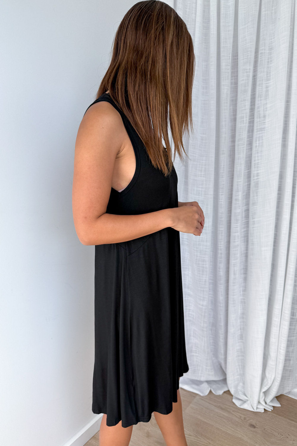 The Comfiest Night Dress - Black - Image 5